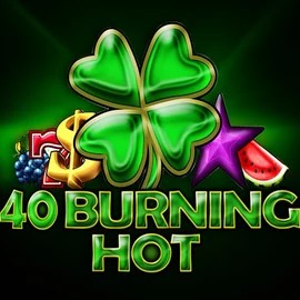 40 Burning Hot logo by Amusnet Interactive at Kaleo Casino40 Burning Hot