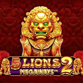 Official Slots logo: 5 Lions Megaways 2 by Pragmatic Play at Kaleo Casino