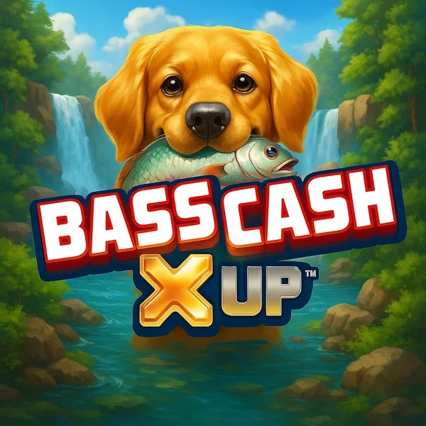 Bass Cash X UP logo by Alchemy Gaming at Kaleo CasinoBass Cash X UP