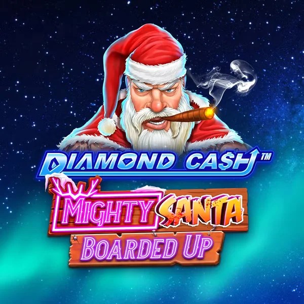 Diamond Cash Mighty Santa Boarded Up game by Greentube – logo hosted on Kaleo Casino