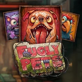 Fugly Pets slot logo by Stakelogic at Kaleo Casino