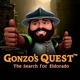 Gonzo's Quest logo by NetEnt at Kaleo CasinoGonzo's Quest