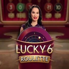 Official Live Casino logo: Lucky 6 Roulette by Pragmatic Play at Kaleo Casino