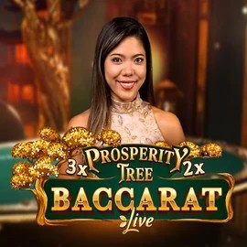 Prosperity Tree Baccarat logo by Evolution at Kaleo Casino