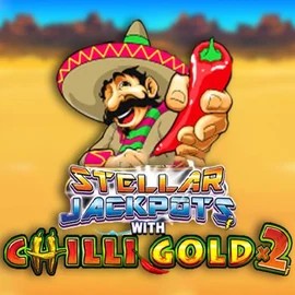 Logo of Stellar Jackpots with Chilli Gold x2 from Lightning Box Game at Kaleo Casino